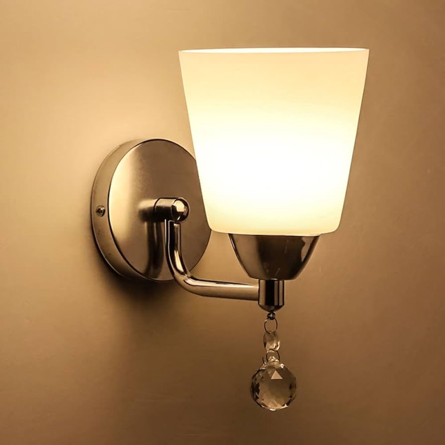 Amazon.com: ZXKYZR8 Crystal Wall Sconce Lights Cup Shade